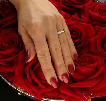 Obrączka Płaska Białe Złoto grawer w środku 585 DIAMENT wz 104   5mm Powiedz tak obrączkom marki DIAMENT !☆ Obrączki ślubne w ponad 300 wzorach ☆ (2).jpg